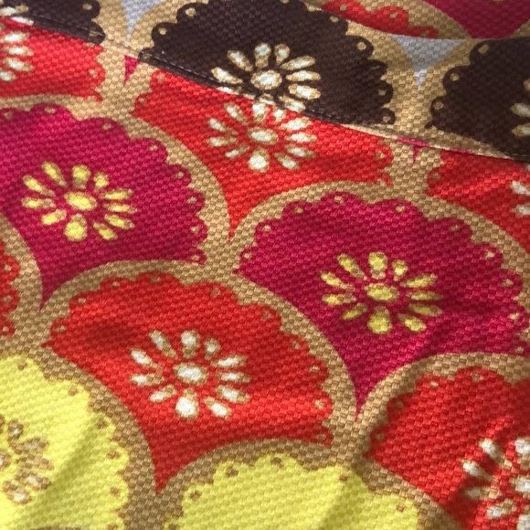 Judith March M Fringe Boho Scallop Shorts Pink Red - Picture 4 of 7